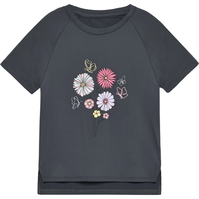Color Kids Детска спортна тениска Color Kids Girl's T-Shirt with Print S/S Sport shirt - Turbulence - размер 152 (EU) (704-5846-0420)