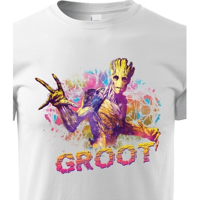 Dětské tričko Groot Bílá Canvas Bezvatriko.cz 2348