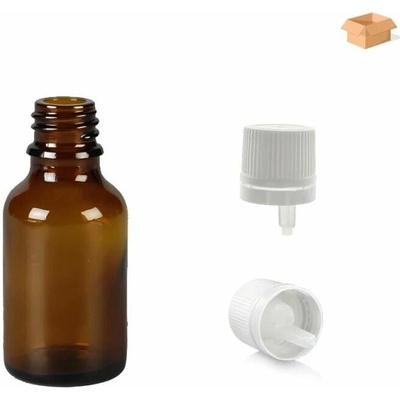 Luna Skleněná lékovka s kapajícím uzávěrem 25 ml 156 ks