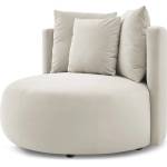Bobochic Paris Бежово кадифено кресло Cesar - Bobochic Paris (WT-ROND-1.5--W_1 P823)
