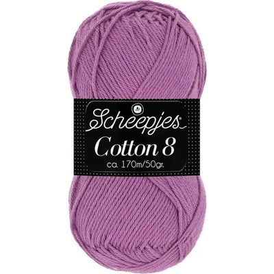 Příze Scheepjes Cotton 8 fialová