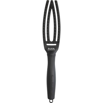 Olivia Garden Fingerbrush Care Iconic Combo Full Black Small