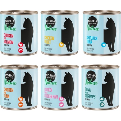 Cosma Nature mix 6 druhov 6 x 280 g