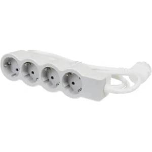 Legrand РАЗКЛОНИТЕЛ 4х ШУКО С КАБЕЛ 5м legrand - БЯЛ/СИВ (3414971945609)
