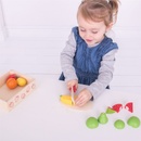 Příslušenství k dětským kuchyňkám Bigjigs Toys krájecí ovoce v krabičce