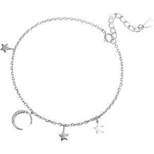Silenti Jewelry Сребърна гривна "Спътник