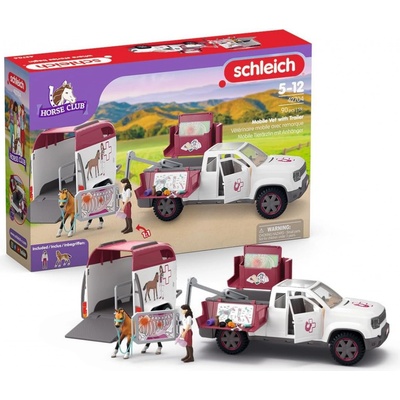 Schleich 42704 Mobilní veterinář s přívěsem