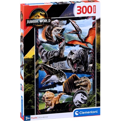Clementoni Пъзел Clementoni от 300 части - Джурасик свят (21749)