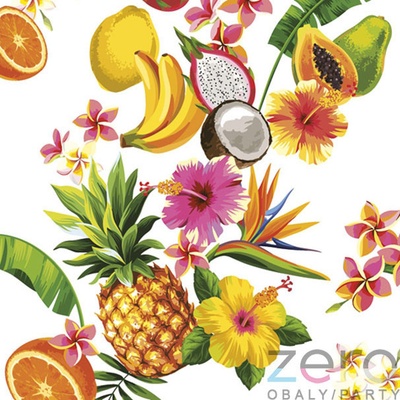 Daisy Ubrousky 3N tropic 33x33cm 20ks
