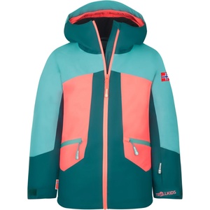TROLLKIDS Детско зимно яке Trollkids Girl's Rauland Jacket Winter jacket - Midnight Petrol / Dusty Teal / Coral Pink - размер 92 (EU) (703-4001-0511)