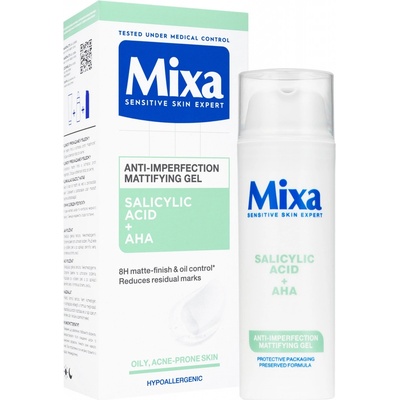 Mixa Salicylic Acid + AHA Anti-Imperfection Mattifying Gel 50 ml