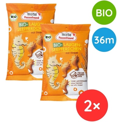 FruchtBar BIO Špaldové křupavé krekry Mořský koník 2 x 90 g