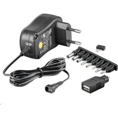 Goobay Univerzální napájecí adaptér 230V/3-12V stejnosměrný 600mA ppadapter-45