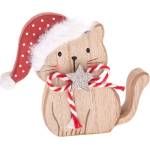 Dakls Дървена Коледна фигурка (височина 10 cm) Cat - Dakls (KAT22029)