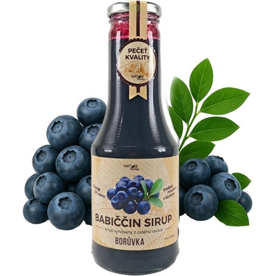 Nature Notea Babiččin sirup Borůvka 0,5 l