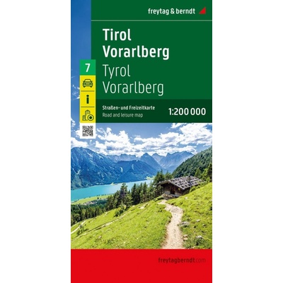 Rakousko 7 - Tirol, Vorarlberg 1:200 t.