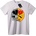 NOONEBRAND Тениска Емоджи Череп и Сърце - 5XL, Black