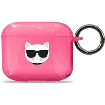 Karl Lagerfeld Калъф Karl Lagerfeld KLA3UCHFP Choupette за Apple AirPods 3, розов (KF000626)