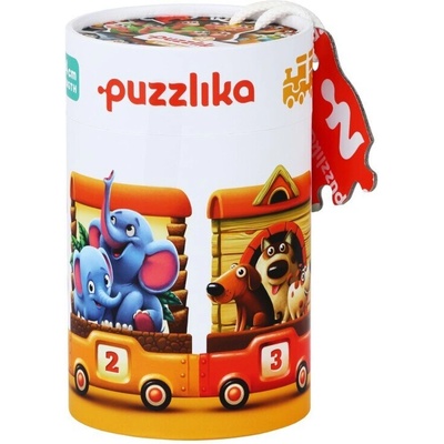 Puzzlika ОБРАЗОВАТЕЛЕН ПЪЗЕЛ, puzzlika - ВЛАКЧЕ - ЧИСЛА И БРОЕНЕ