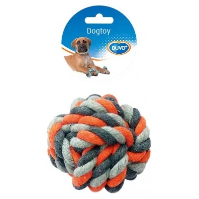 Duvoplus играчка за куче, въжена топка 13 см, 1 брой, Белгия - 4705036