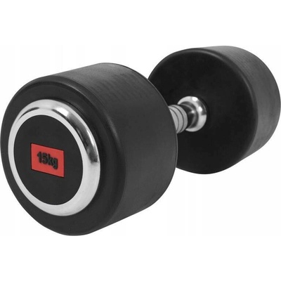 Gorilla Sports Potažené/pogumované jednoruční činky 1 x 15 kg