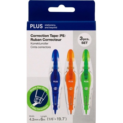 Korektor páska PLUS PS WH-034M-3P 4,2 mm x 6 m