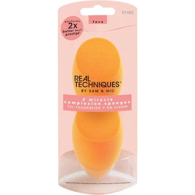 Real Techniques sponges Miracle Complexion aplikátor 2 ks