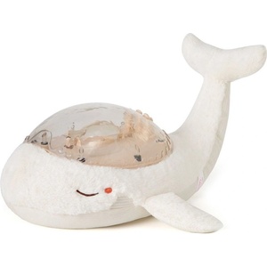 Cloud b Нощна лампа-проектор с мелодии и подводни прожекции Cloud B - Tranquil Whale, White (9100-WD) - ozone