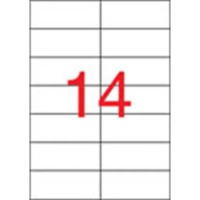 APLI Etikety, univerzálne, 105x42,4 mm, APLI, 1400 etikiet/bal