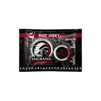 Indiana Jerky Hovädzie Peppered Korenisté 100 g