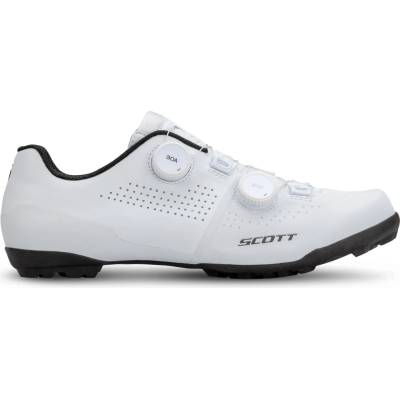 SCOTT Дамски обувки за gravel колоездене Scott Women's Gravel RC Carbon Cycling shoes - White / Black - размер 42 (EU) (136-0229-0217)
