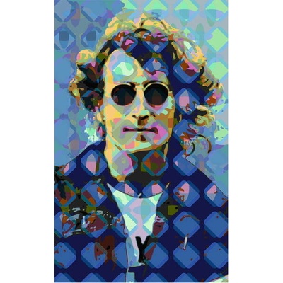 Plakát, Obraz - John Lennon, Davis, Scott J., 24.6 × 40 cm