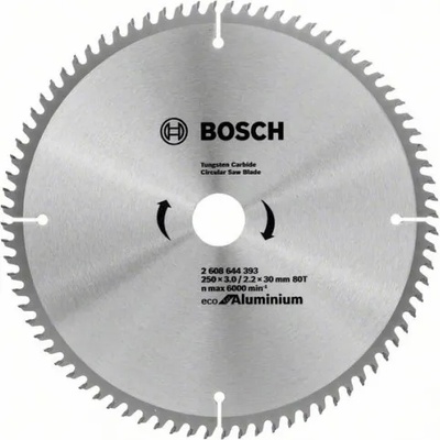 Bosch Диск циркулярен за алуминий HM 250х30х3.0x2.2, 80z Bosch (095846)