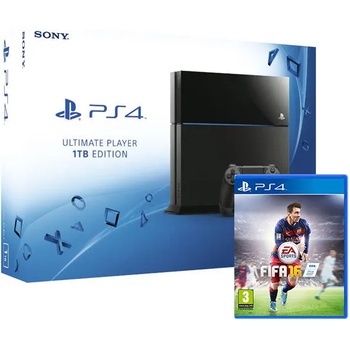Sony PlayStation 4 1TB (PS4 1TB) + FIFA 16