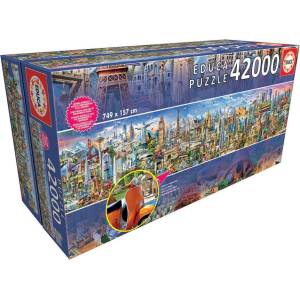 Educa Около светът - пъзел 42000 части (edu17570)