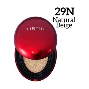 Tirtir Mask Fit Red Cushion SPF 40 PA++ 29N Natural Beige Dlhotrvajúci make-up na tvár v hubke 18 g
