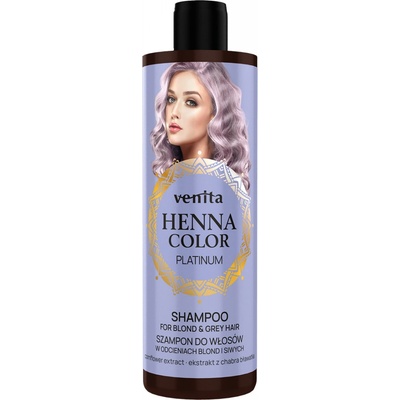Venita Henna Color šampón na umývanie blond a šedivých vlasov 300 ml