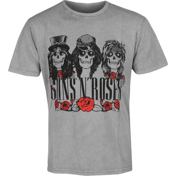 ROCK OFF мъжка тениска Guns N' Roses - Hell Group - Stone Wash - ROCK OFF - GNRSTNW156MG