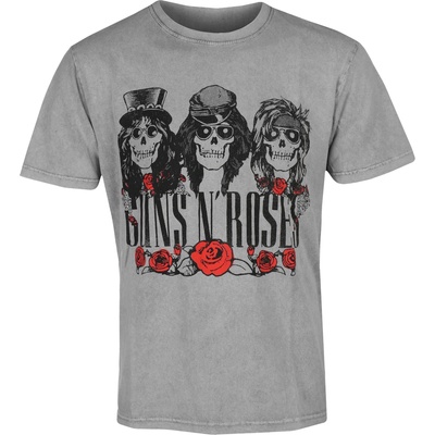 ROCK OFF мъжка тениска Guns N' Roses - Hell Group - Stone Wash - ROCK OFF - GNRSTNW156MG