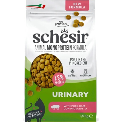 Schesir Cat Adult Animal Monoprotein Formula Urinary čerstvé bravčové mäso 1,5 kg