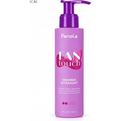 Fanola Fan Touch Wanna Straight Anti-Frizz Smoothing Cream 195 ml