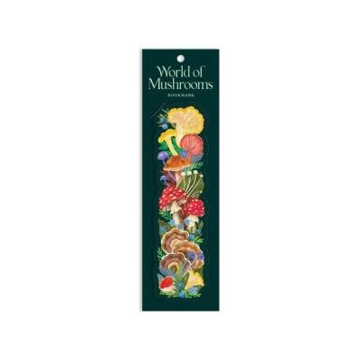 World of Mushrooms Paper Bookmark
