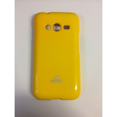Púzdro JELLY Samsung Galaxy ACE NXT žlté s trblietkami