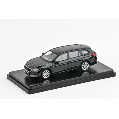 Abrex Škoda Superb IV Combi 2023 Černá Ebony Metalíza 1:43