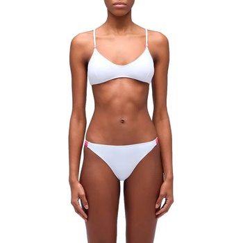SUNDEK Bralette top and brazilian briefs bikini - White (White 43)