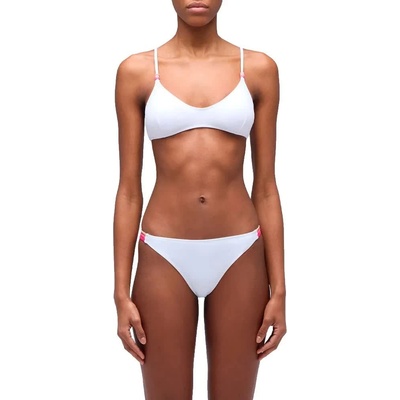 SUNDEK Bralette top and brazilian briefs bikini - White (White 43)