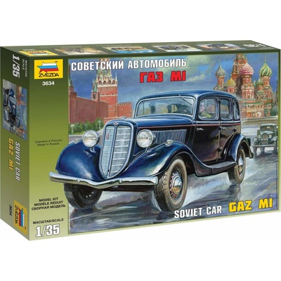 Zvezda sovětské auto GAZ M1 ZV 3634 Sense innovations 1:35