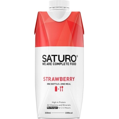 Saturo Ready To Drink Food jahoda 330 ml