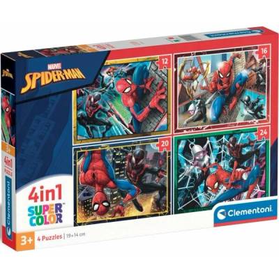 Clementoni 4v1 Marvel Spider-Man 12+16+20+24 dílků