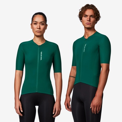 VAN RYSEL Unisex dres na silniční cyklistiku RCR 2 zelená